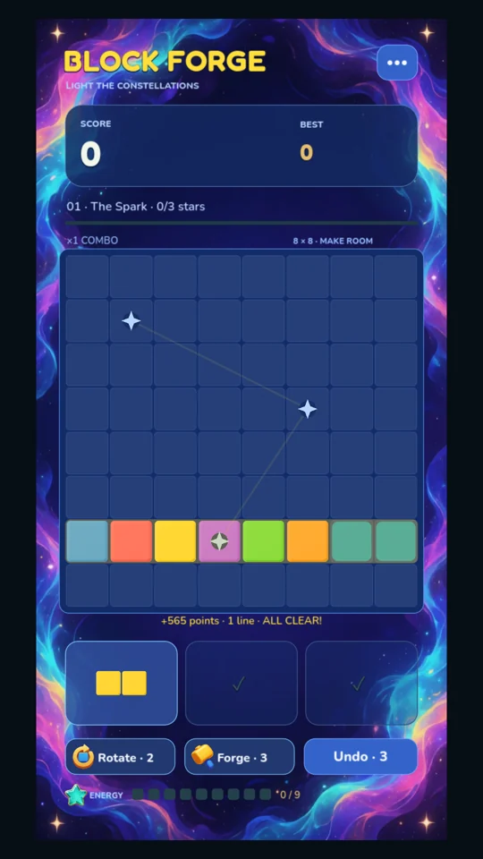 Block Forge: Star Puzzle — block puzzle