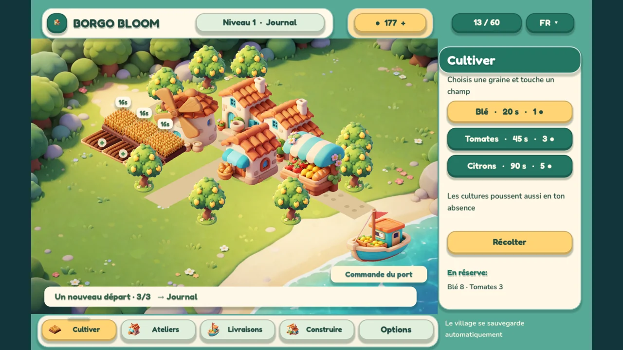 Borgo Bloom: Farm & Town — ferme et village